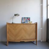 1950s sideboard with sliding doors