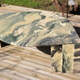 70s marble coffee table