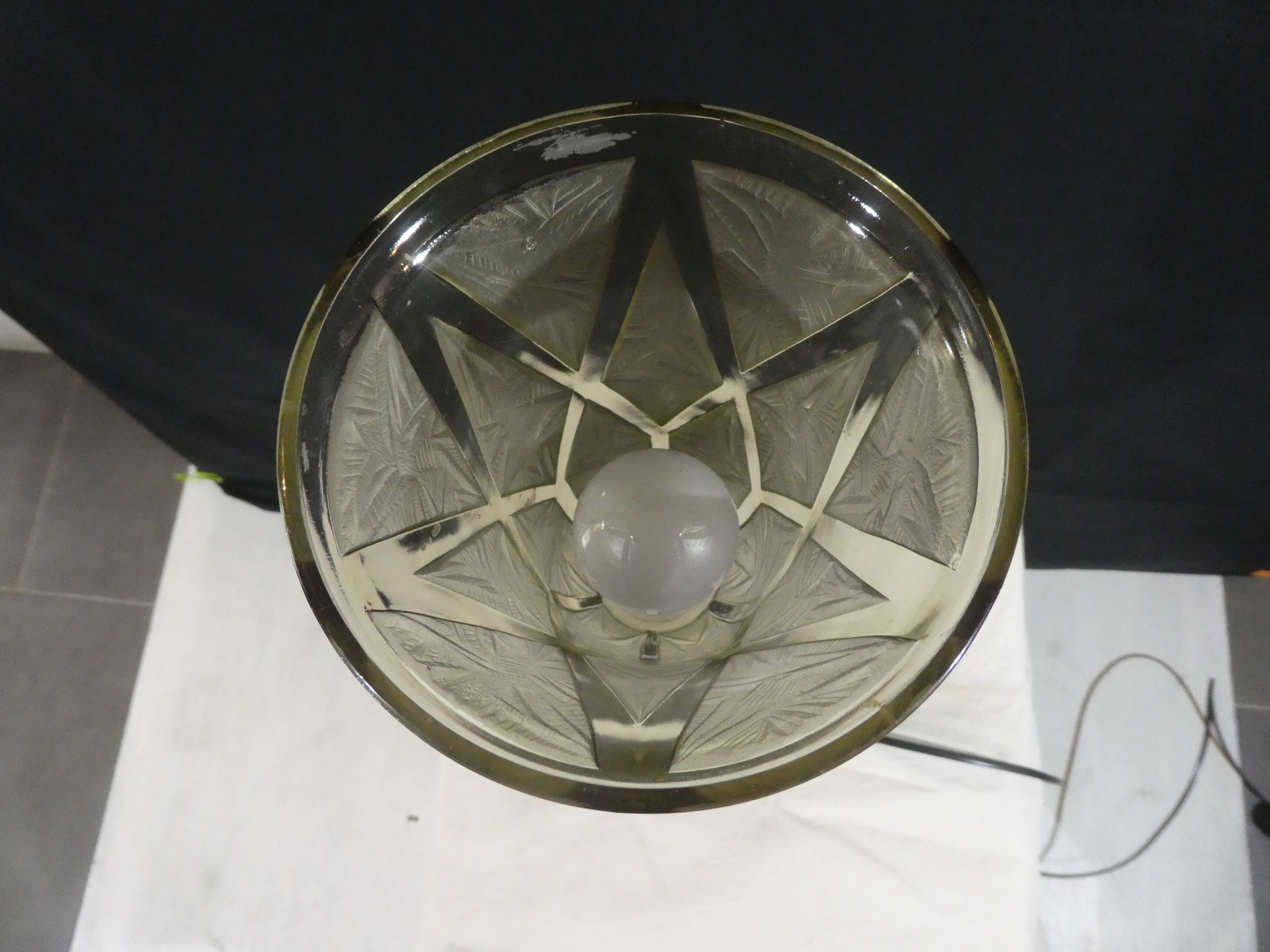 Lampe art deco