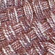 Coffee table in woven rope and rattan