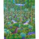 Huile sur toile la jungle signée Cayo Jean Marc  titre la jungle 1990 /2010