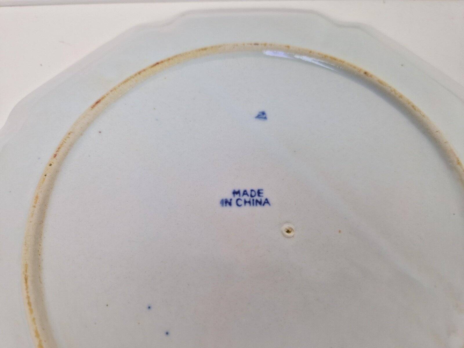 Vintage Hand-Painted Porcelain Fruit Plates, China, 1950s, Set of 8