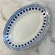 Plat ovale Sarreguemines collection Béatrice