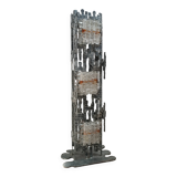 Brutalist sculptural floor lamp by Albano Poli for Poliarte 1970s