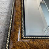 Large vintage Italian wooden mirror