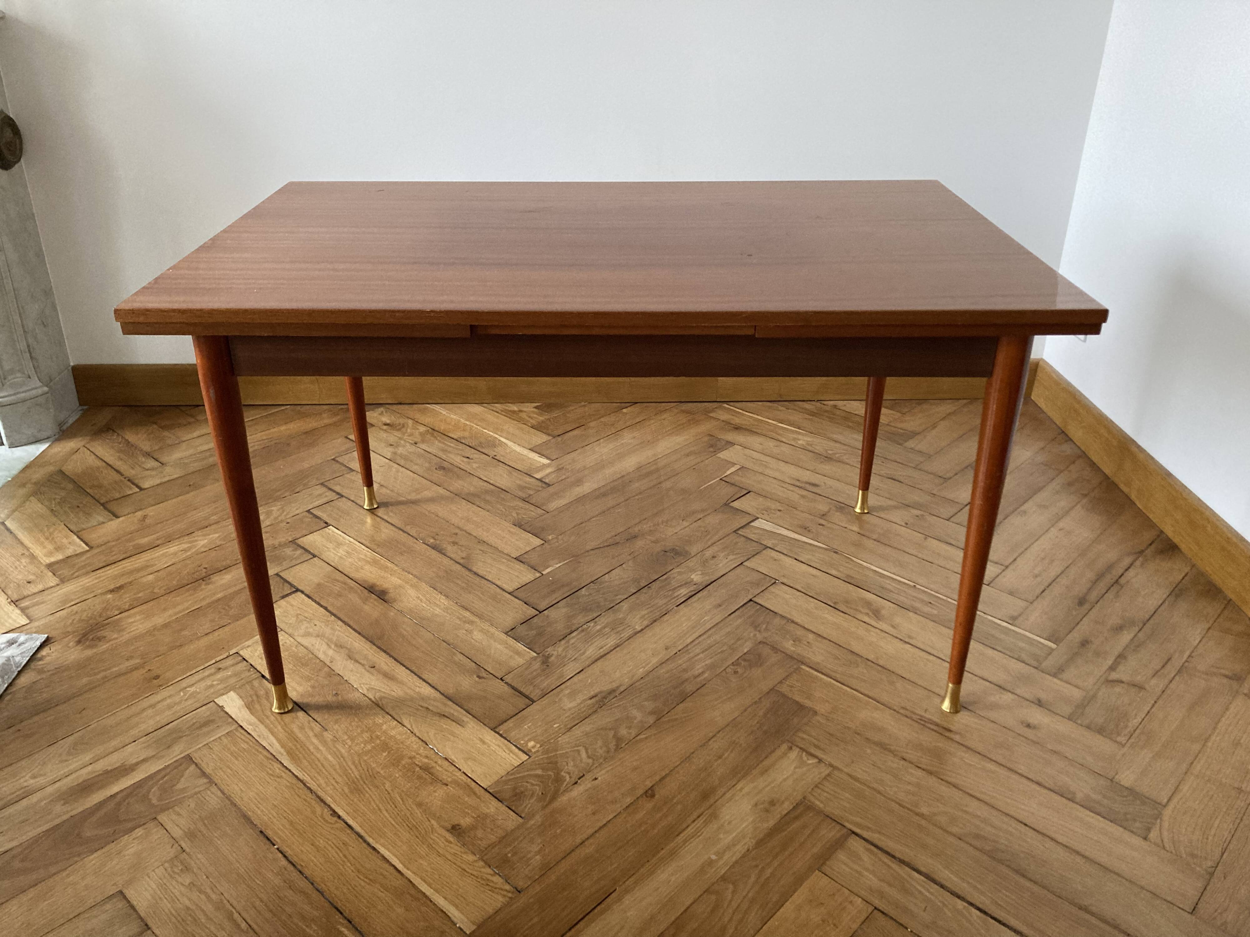 Scandinavian-style rectangular table