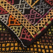 5x8 Yellow & Red Handmade Kilim Rug, 150x247Cm
