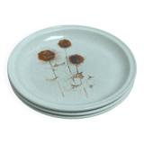 Sarreguemines stoneware dessert plates
