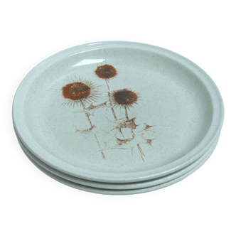 Sarreguemines stoneware dessert plates