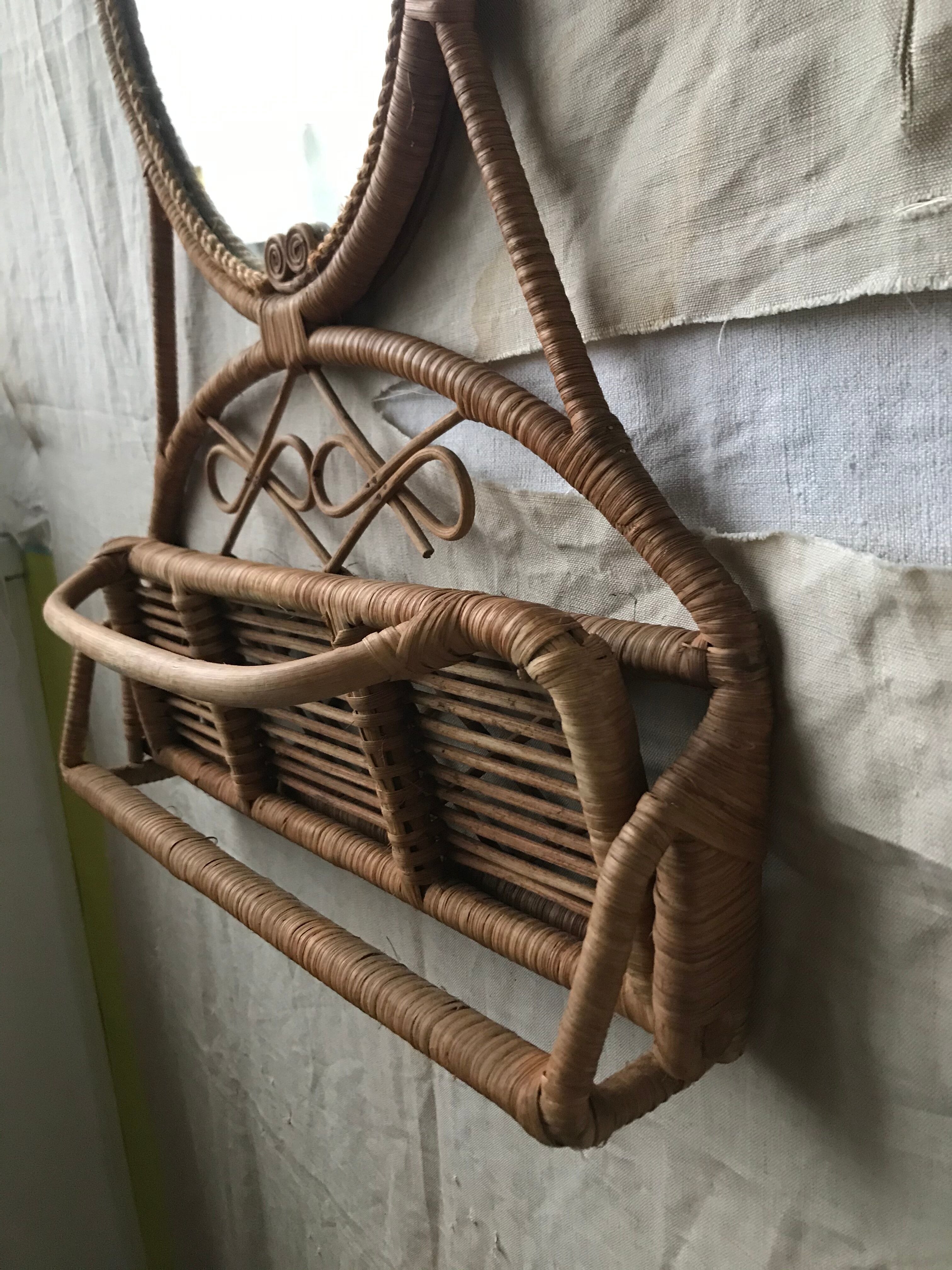 Vintage mirror-shelf  46x70cm