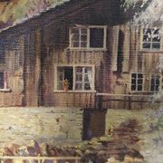 Oil painting signed E. Moutie