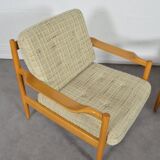 Pair of scandinavian armchairs 1960