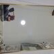 Eglomise brasserie mirror, late 19th century