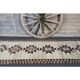 1970s Vintage Turkish Oushak Diamond Wool Runner 83x343