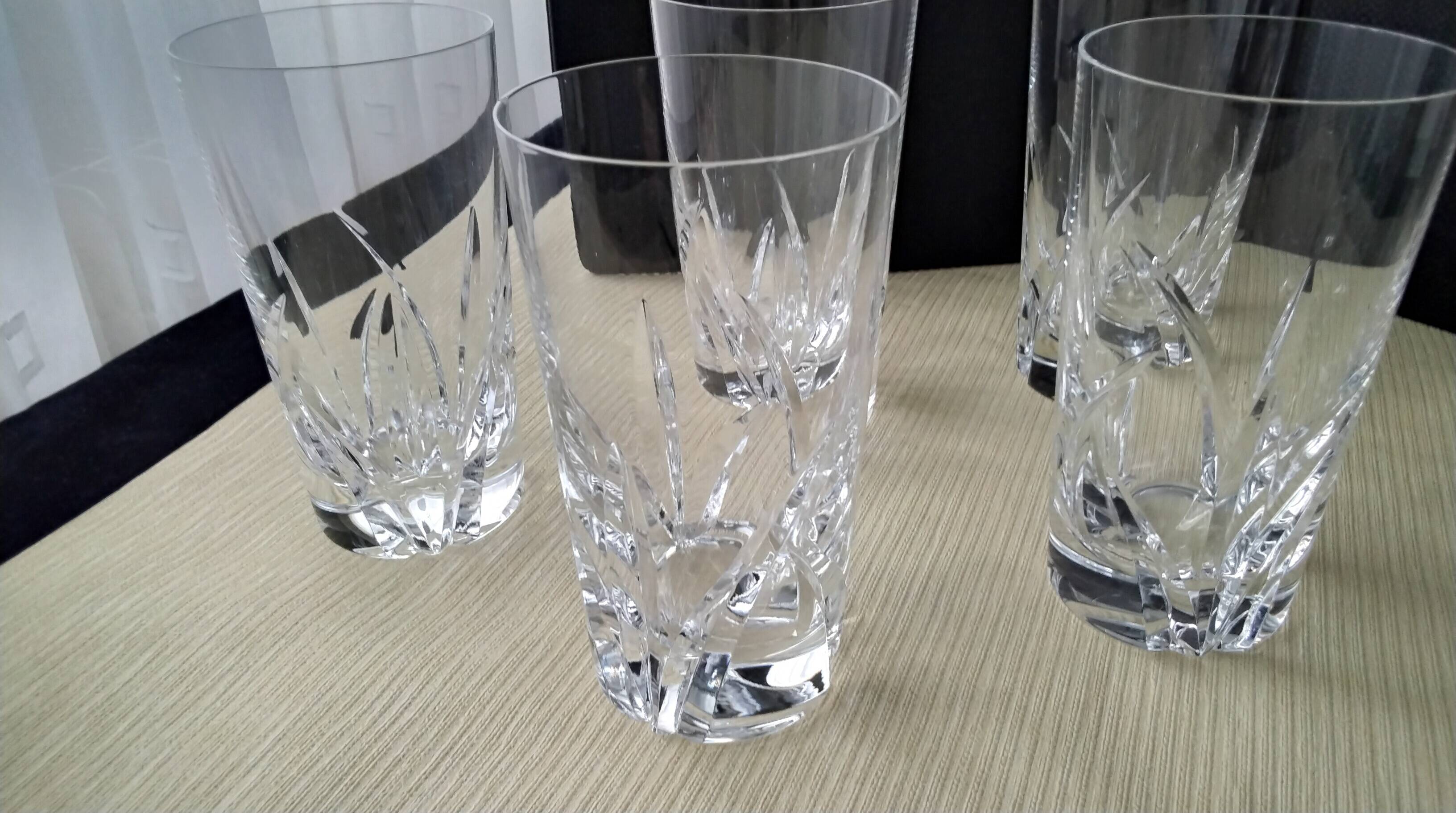 6 Verres à orangeade en Cristal de Sèvres