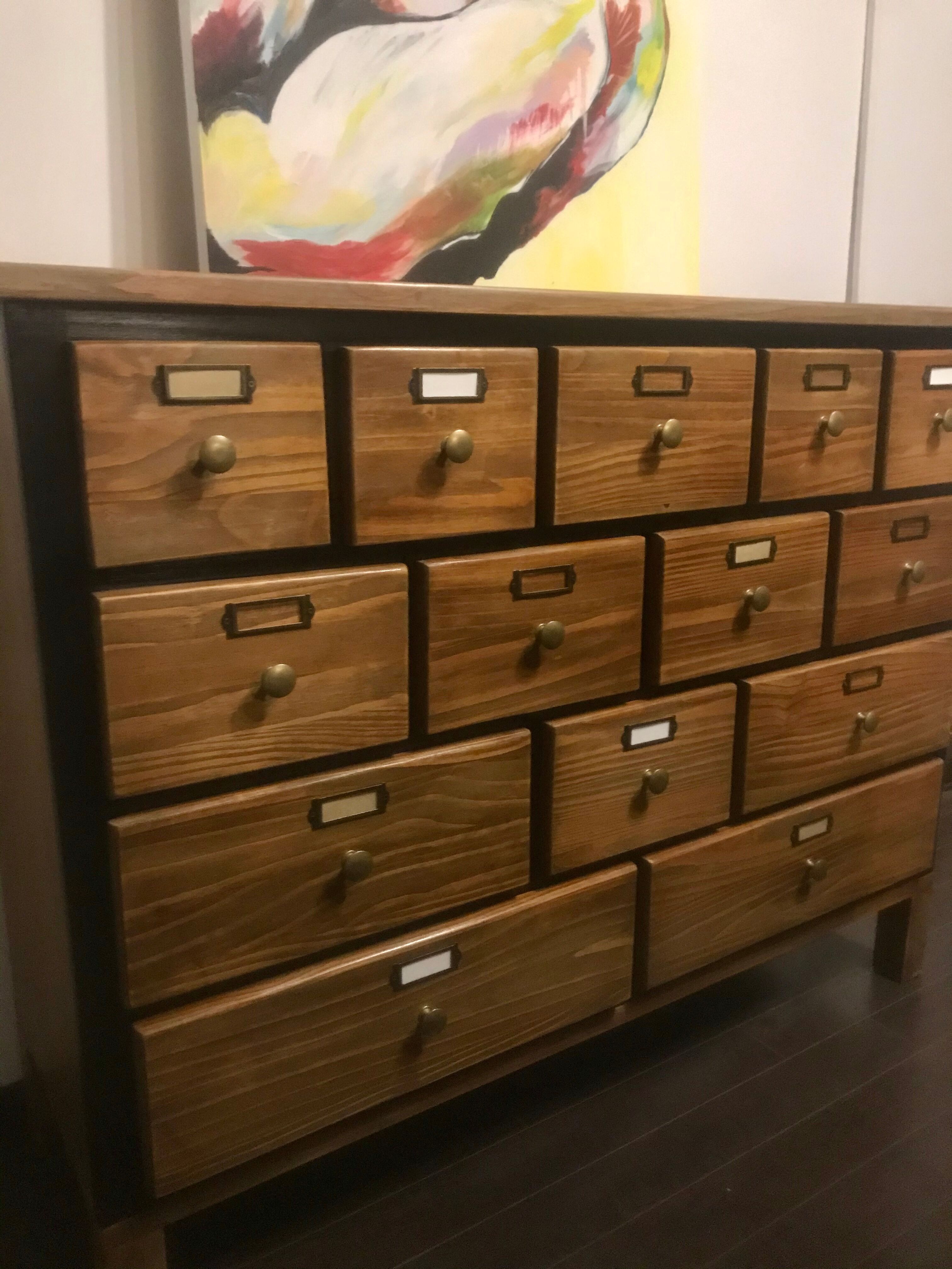 Furniture of haberdashery 14 drawers