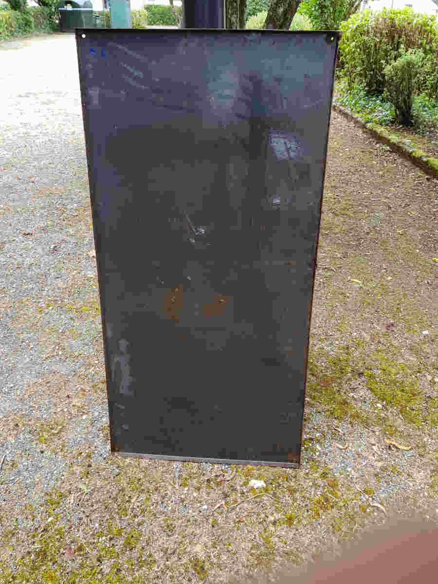 Enamelled plate Puzenat.