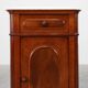 Pair Louis XV nightstands with Carrara marble top, France ca. 1890