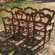 Suite de 6 chaises cannées Louis Philippe