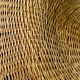 Large wicker basket armchair, Italy, 1970s