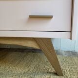 Renovated large format vintage chest of drawers