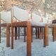 Table et ses 6 chaises vintage en orme, meubles design scandinave