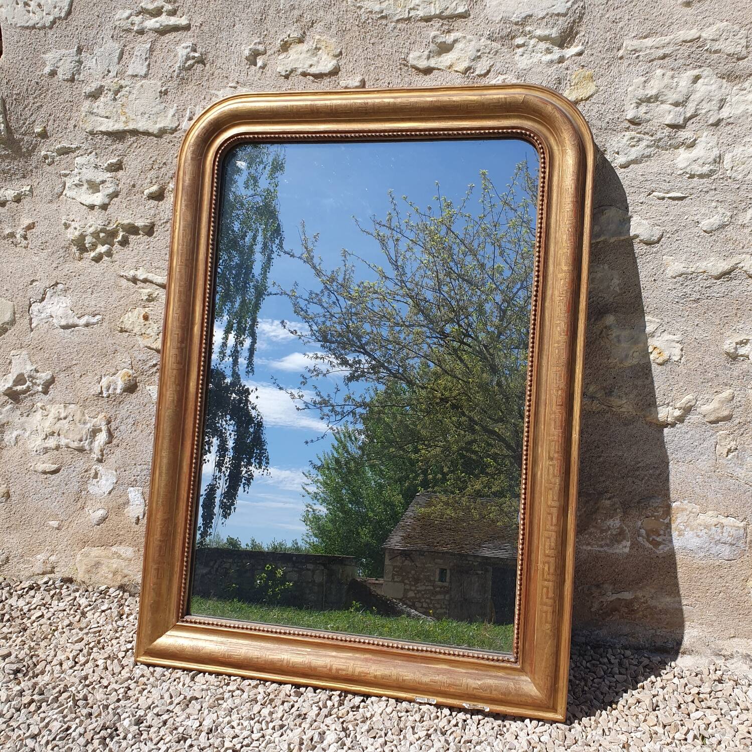 Louis Philippe gilded mirror