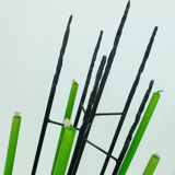 Vintage filigree mid century candleholder iron 60s