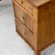 Bureau Art Déco italien en ronce de noyer foncé