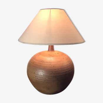 Lampe boule en grès