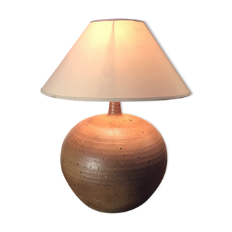 Lampe boule en grès