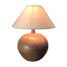 Lampe boule en grès