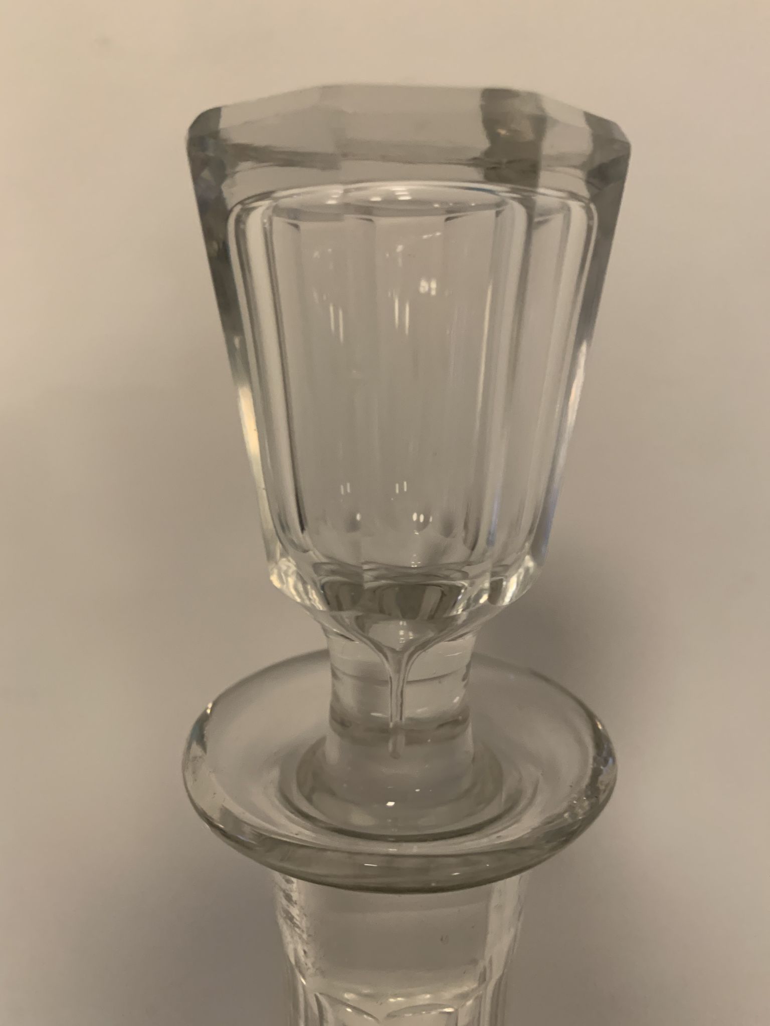 Set of 4 glasses and 1 carafe model Mirabeau early twentieth century