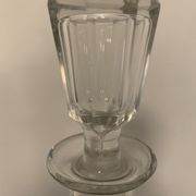 Set of 4 glasses and 1 carafe model Mirabeau early twentieth century