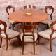 Biedermeier Chairs in Walnut, Austria, 1830s, Set of 4