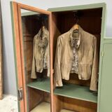 Asymmetrical wardrobe from the 1950s.