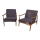 Pair of Scandinavian-style armchairs