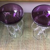 Pair of glass cups