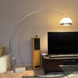 Arc Guzzini floor lamp. 1970. Italy. Marble base.