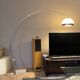 Arc Guzzini floor lamp. 1970. Italy. Marble base.