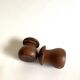 Salt and pepper shakers, wood