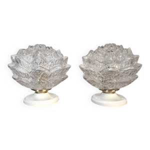 Paire d’appliques en - forme