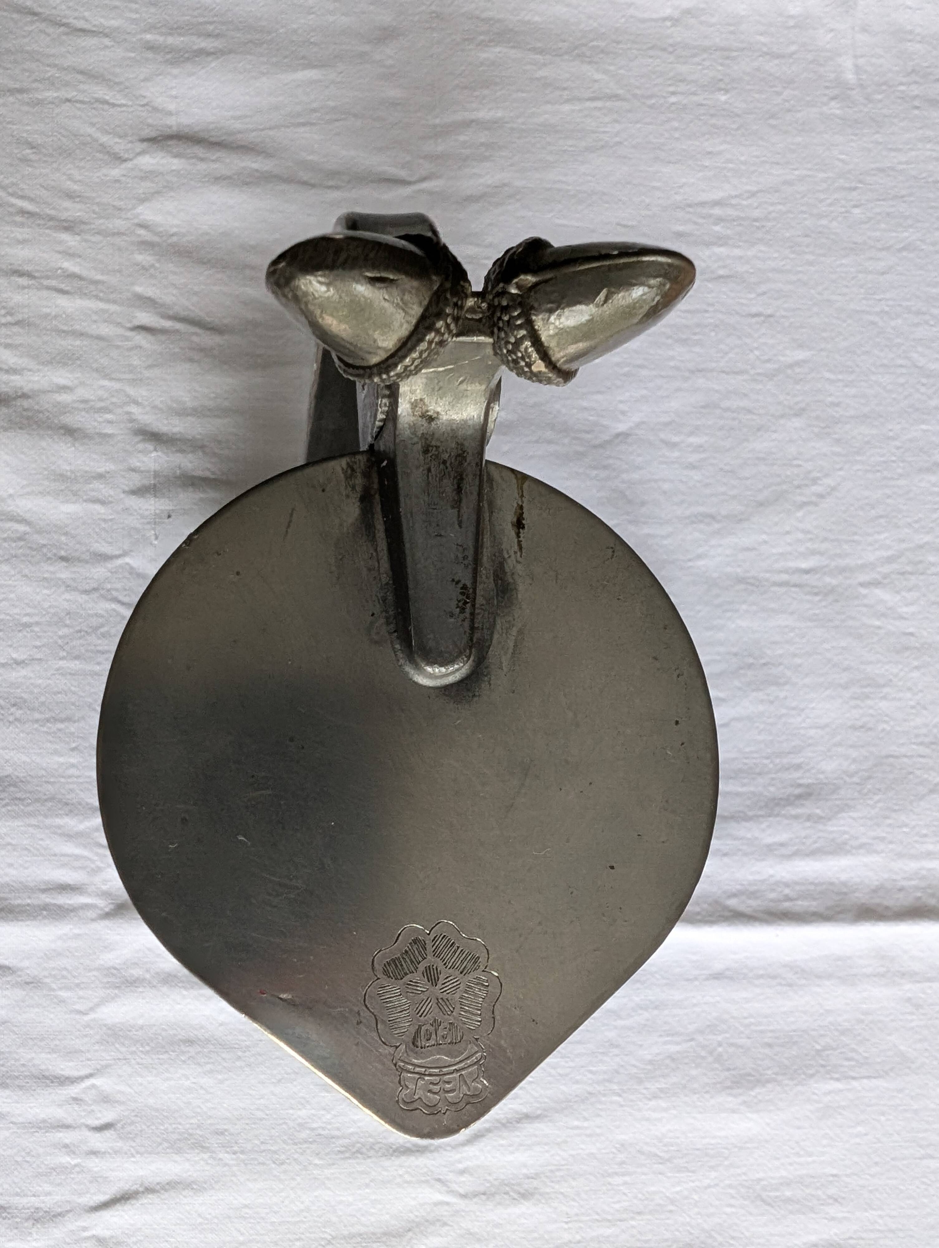 Pewter jug and cups set