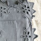 Old Smoke Gray Cotton Pillowcase