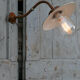 Applique lampe de cour col de cygne extérieur
