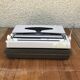 Former Scheidegger "princess matic" metal beige writing machine - vintage malle