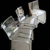 Transparent Plexiglas Chairs