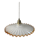 Vintage serrated pendant light