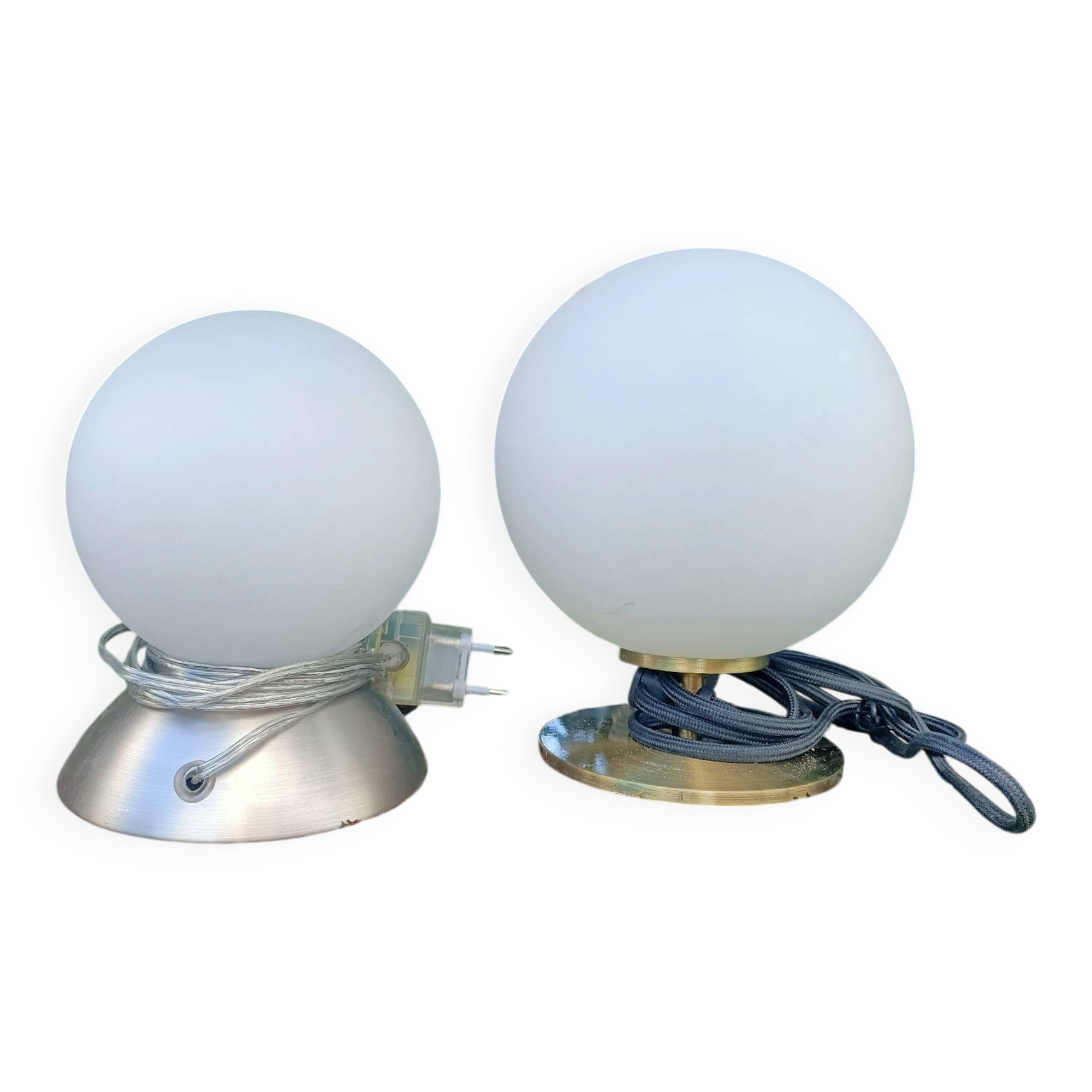 Ensemble de Lampes boules rétro