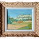 Painting besson (françois, 1904-1987) – hst (oil on canvas) – “les baux, 1969”